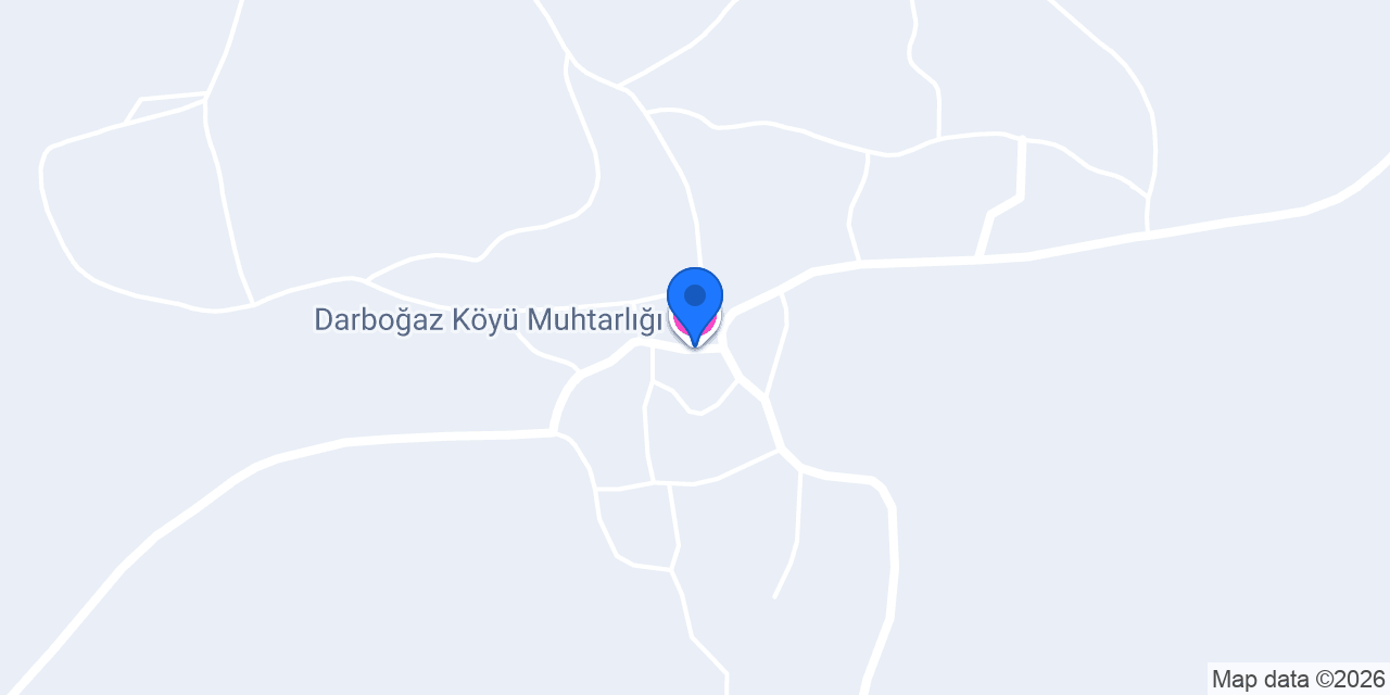 Darboğaz Köyü Muhtarlığı konumu