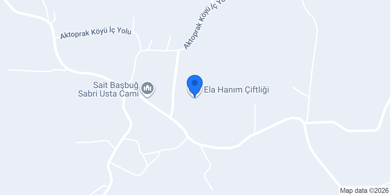 Ela Hanım Çiftliği konumu