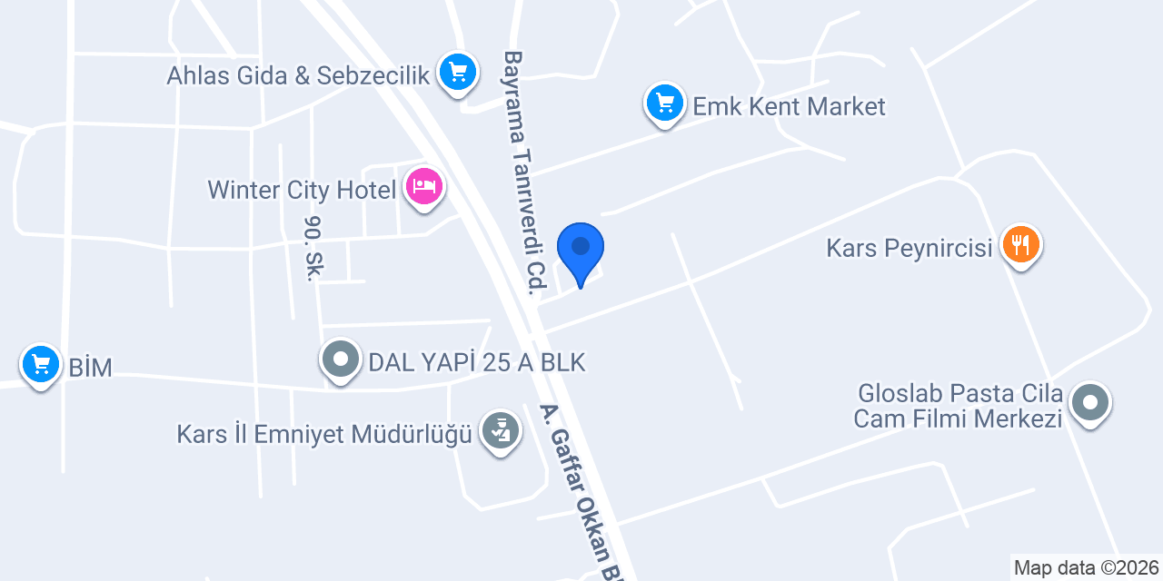 ŞEKER EMLAK konumu
