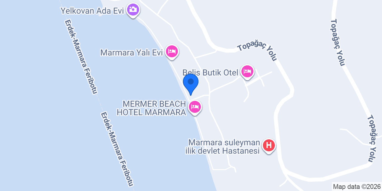 Boncuk Motel konumu