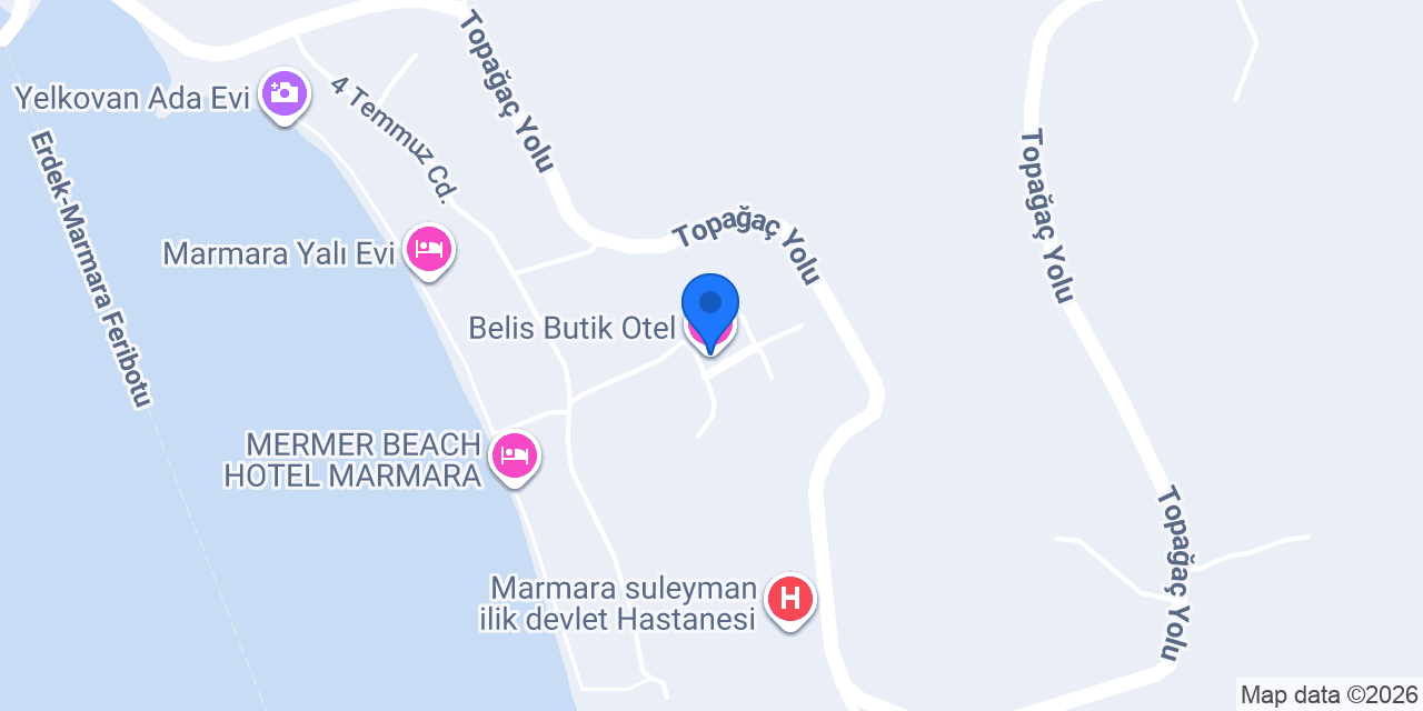 Belis Butik Otel konumu