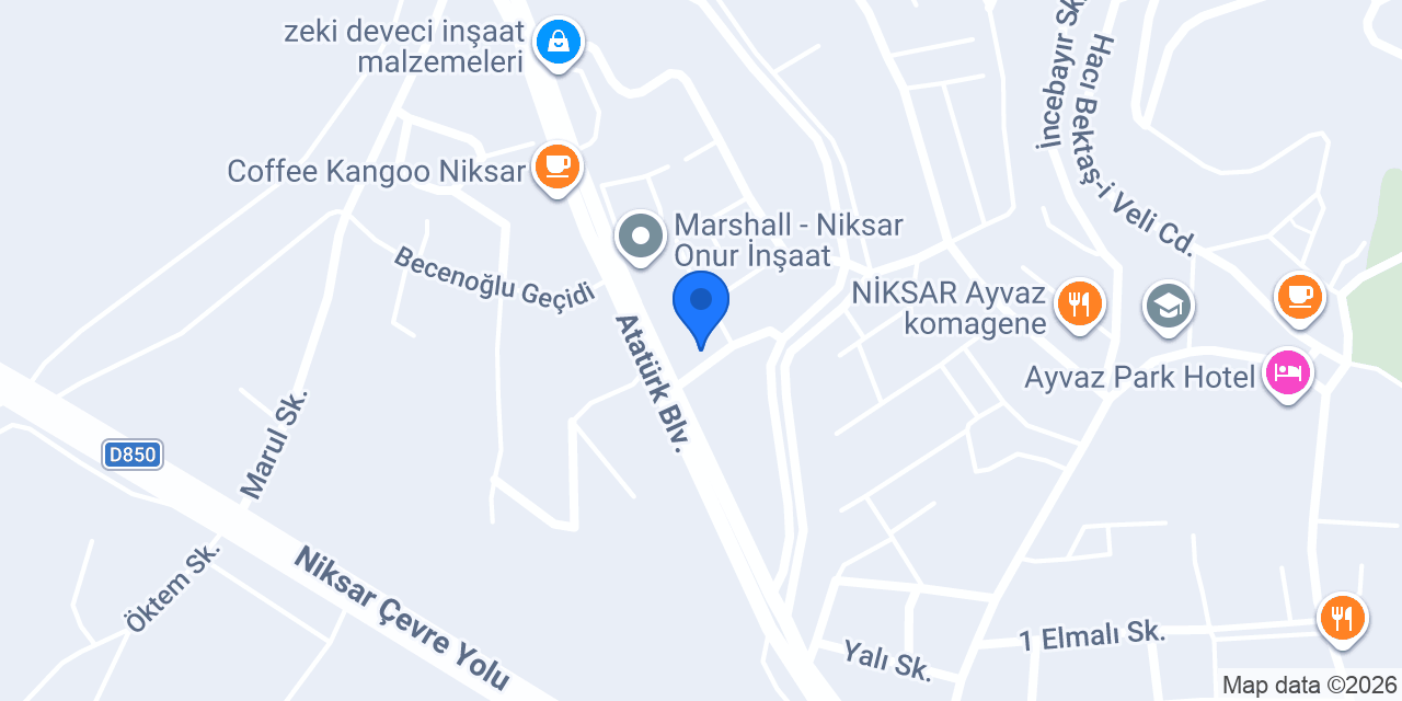 Özgür Atılım mobilya konumu