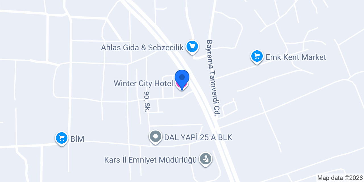 Winter City Hotel konumu