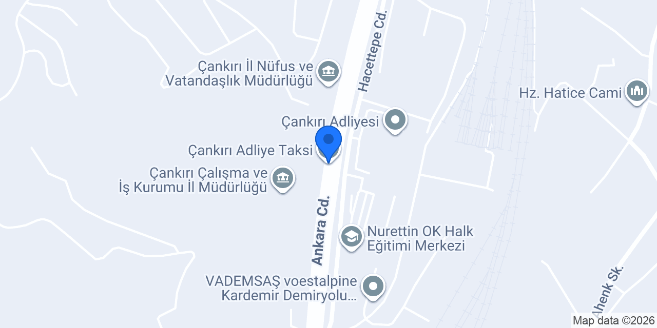 Çankırı Adliye Taksi konumu