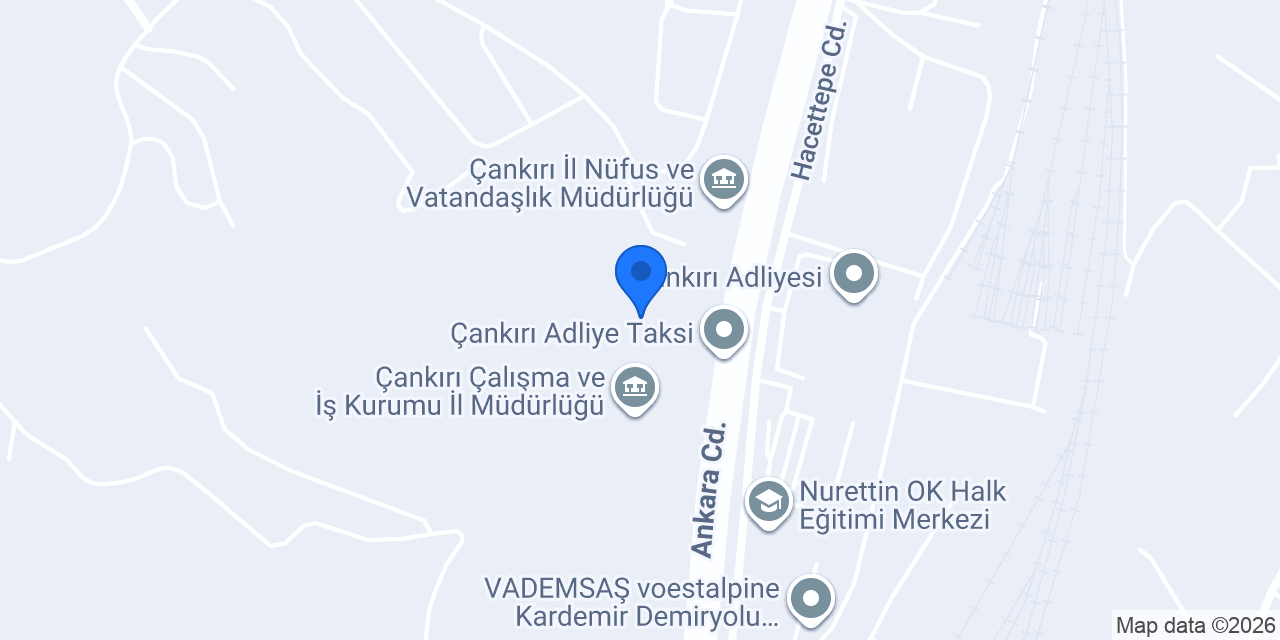 Çankırı Valiliği konumu