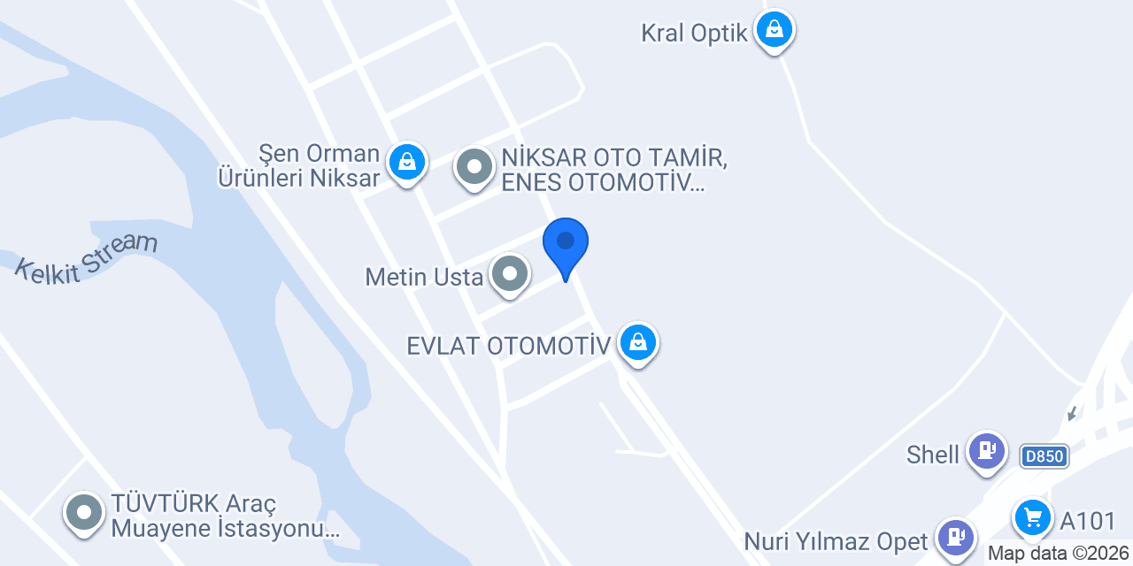 ÇARÇABUK-Özgen Ticaret konumu