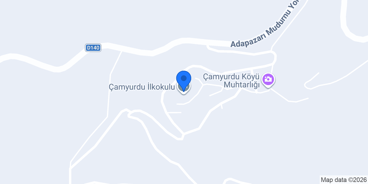 Çamyurdu İlkokulu konumu