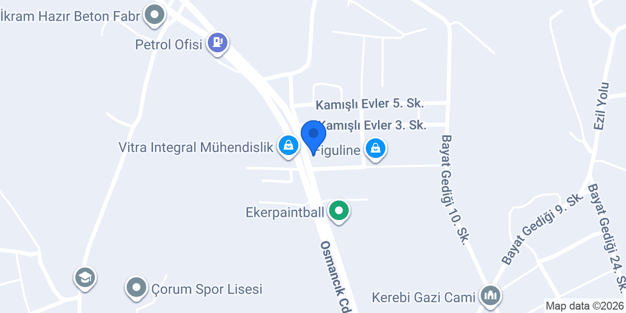 Hüma Çelik & Prefabrik konumu