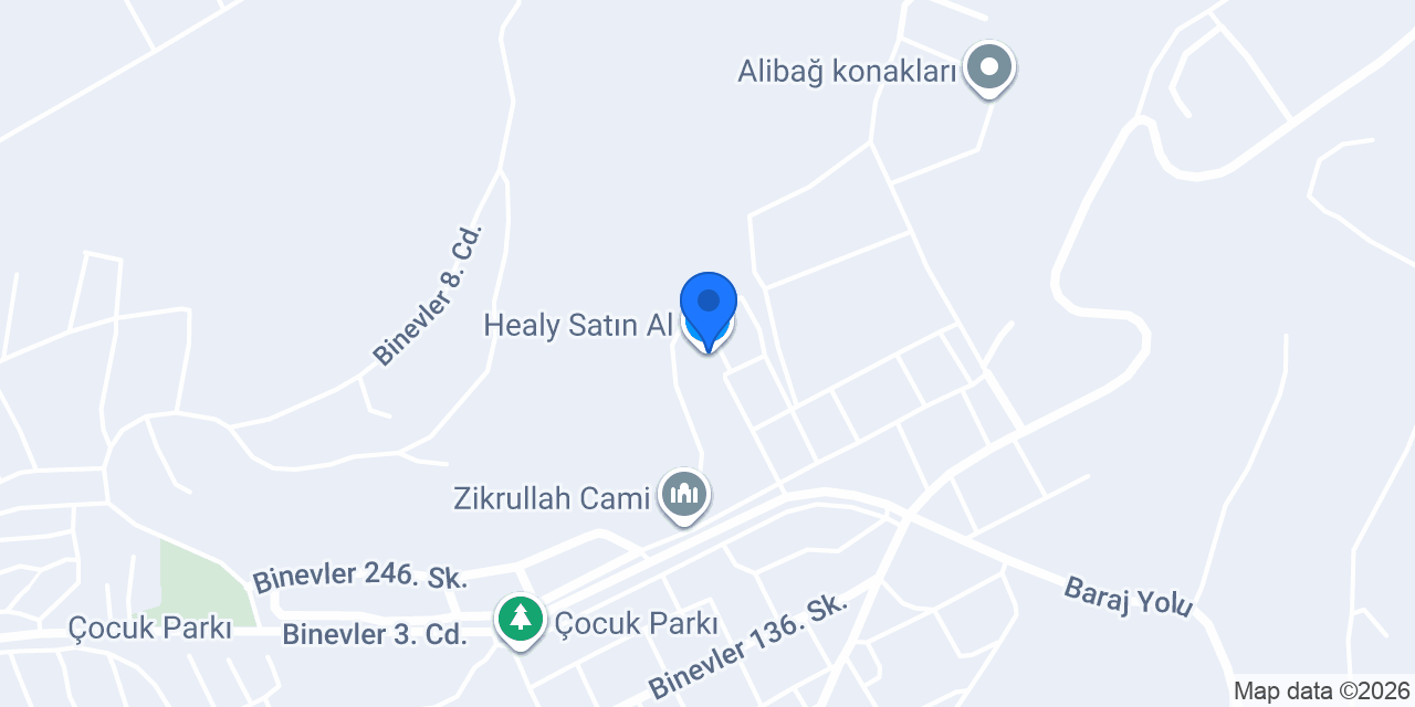Healy Satın Al konumu