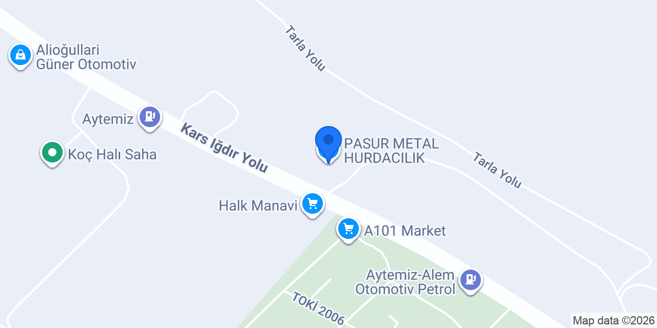 PASUR METAL HURDACILIK konumu