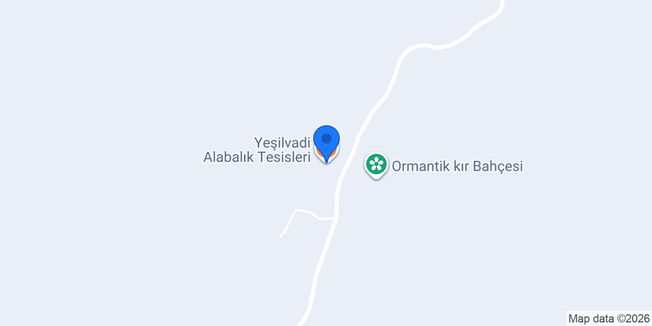 Yeşilvadi Alabalık Tesisleri konumu