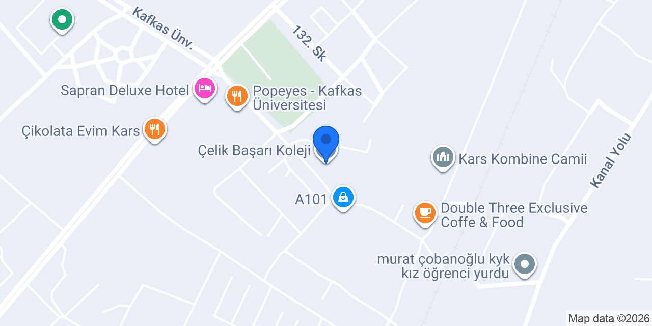 Çelik Başarı Koleji konumu