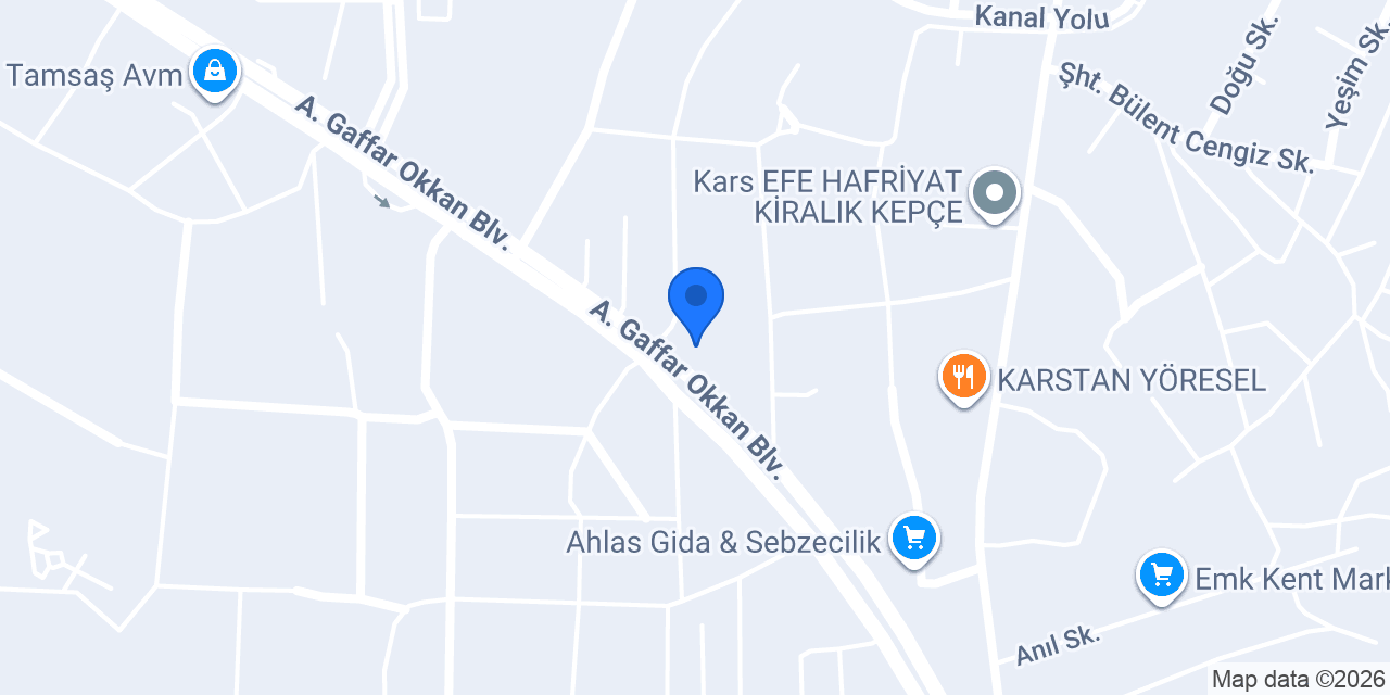 Evin Gıda konumu