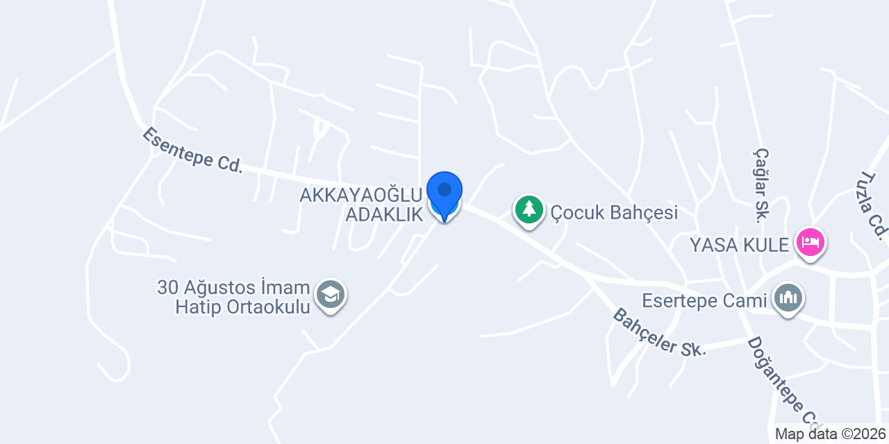 AKKAYAOĞLU ADAKLIK konumu