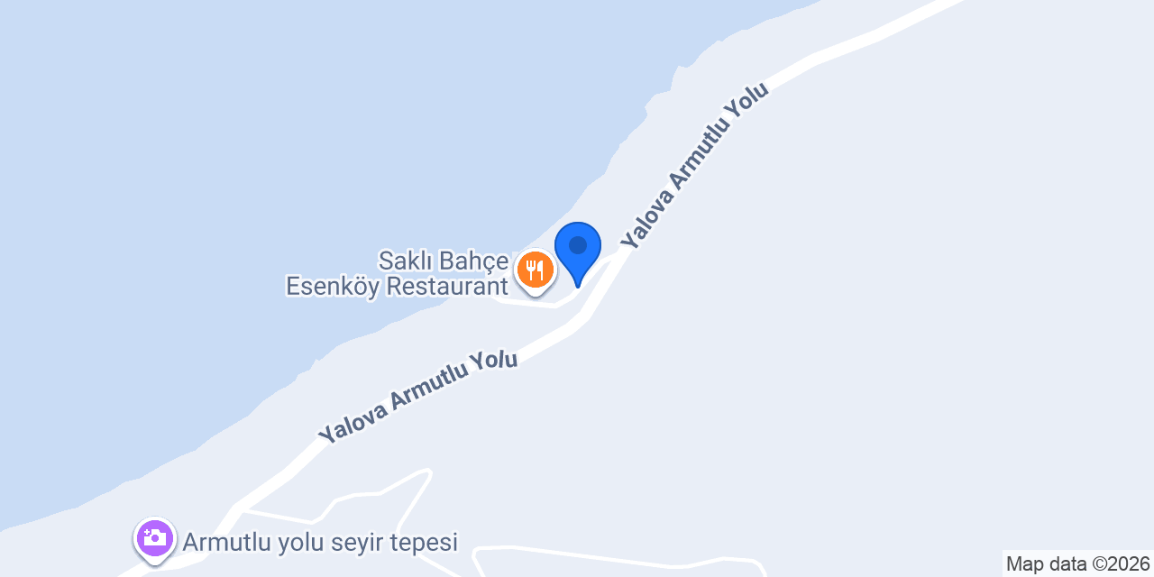 Saklı Bahçe Kamp Alanı konumu