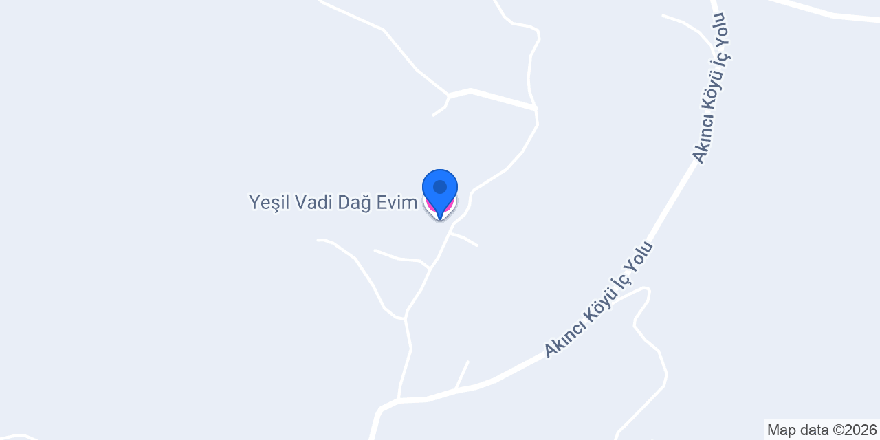 Yeşil Vadi Dağ Evim konumu