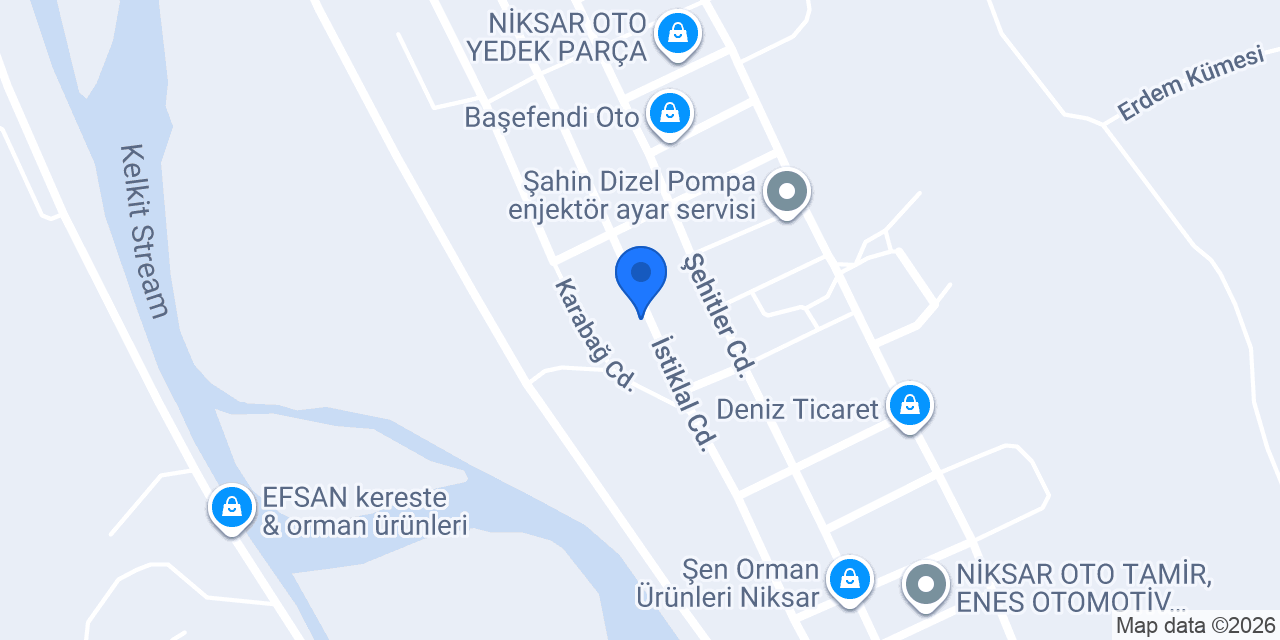 Özbay Ticaret konumu