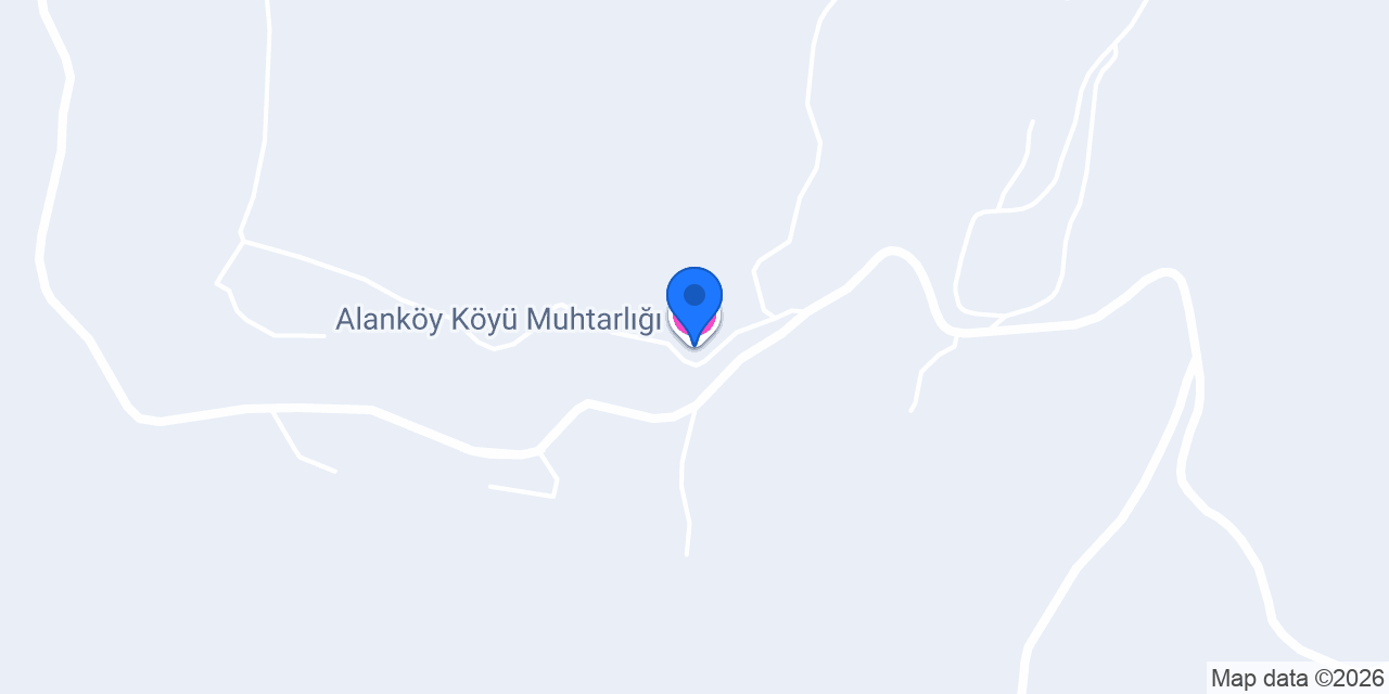 Alanköy Köyü Muhtarlığı konumu