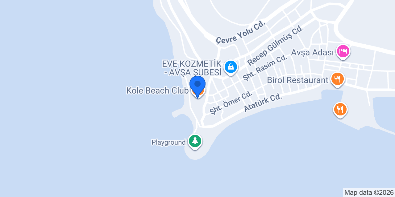 Kole Beach Club konumu