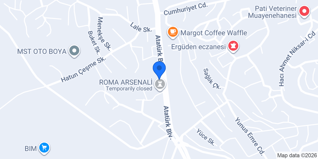 ARSENAL COFFEE konumu