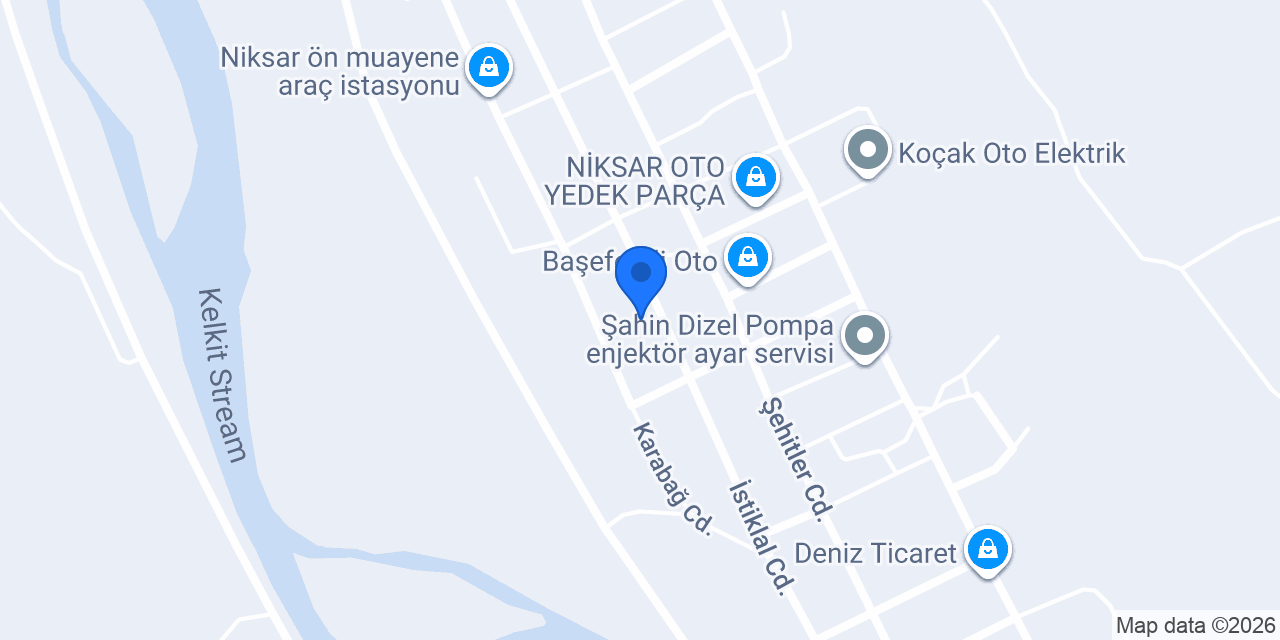 Niksar Bobinaj konumu