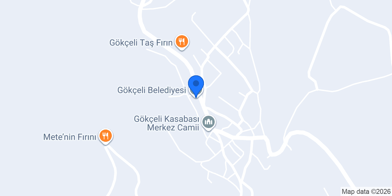 Gökçeli Belediyesi konumu