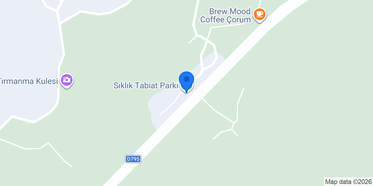 Sıklık Tabiat Parkı konumu