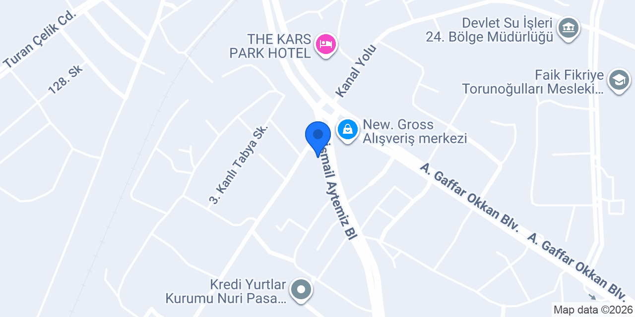 Yapı Emlak Otomotiv Kars konumu