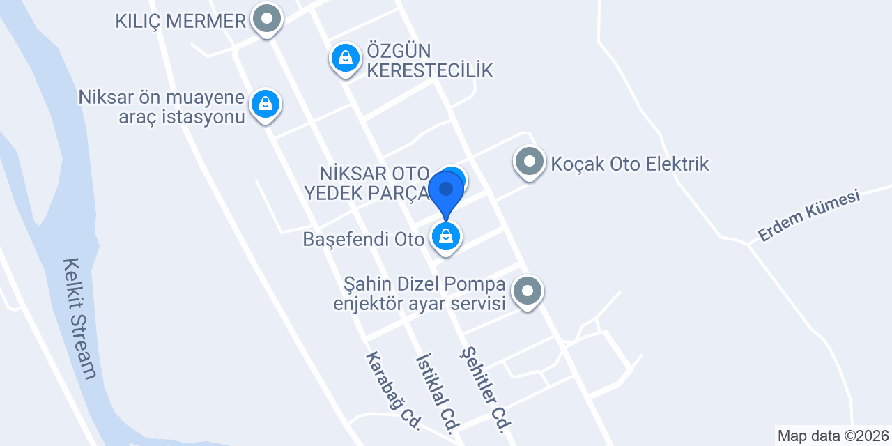 Arslan oto servis konumu