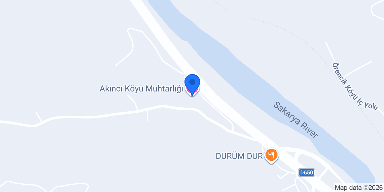 Akıncı Köyü Muhtarlığı konumu