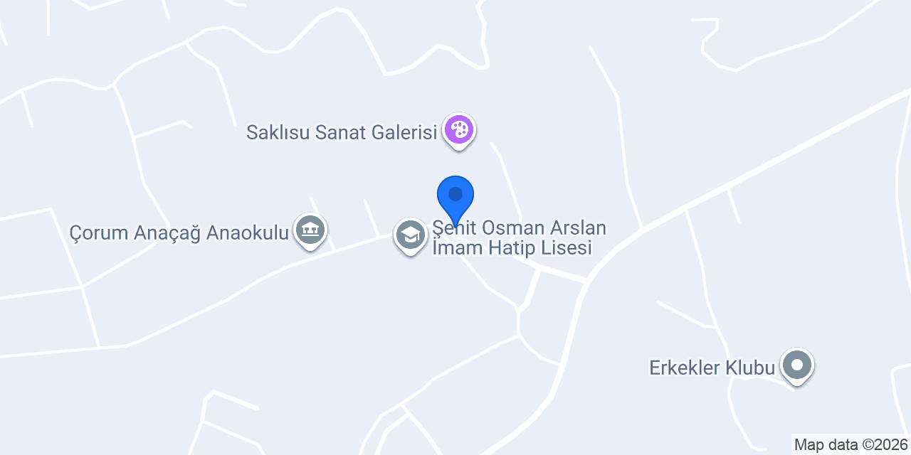 TED ÇORUM KOLEJİ konumu