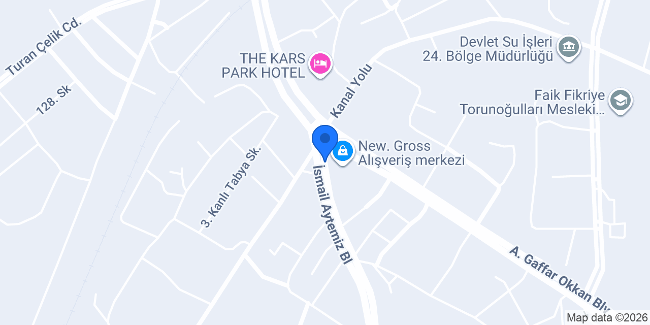 KARS OLGUN TAKSİ konumu