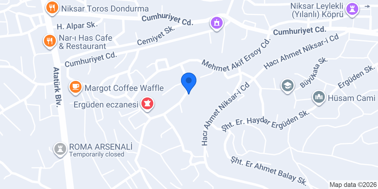 Cennet İnternet Cafe konumu