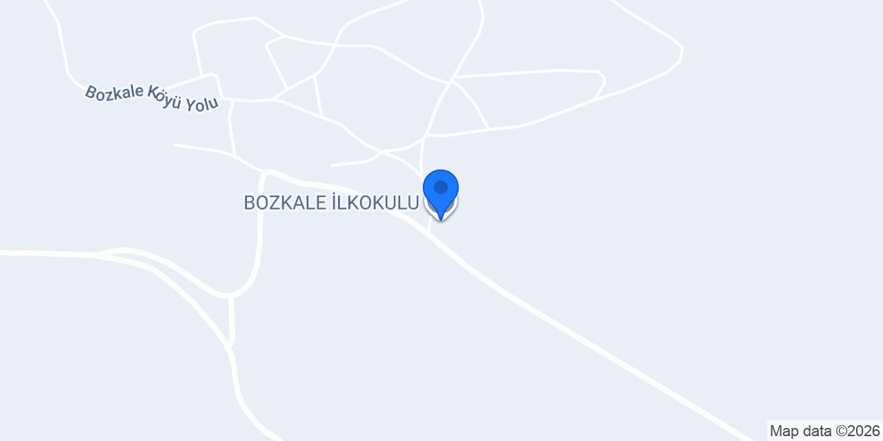 BOZKALE İLKOKULU konumu