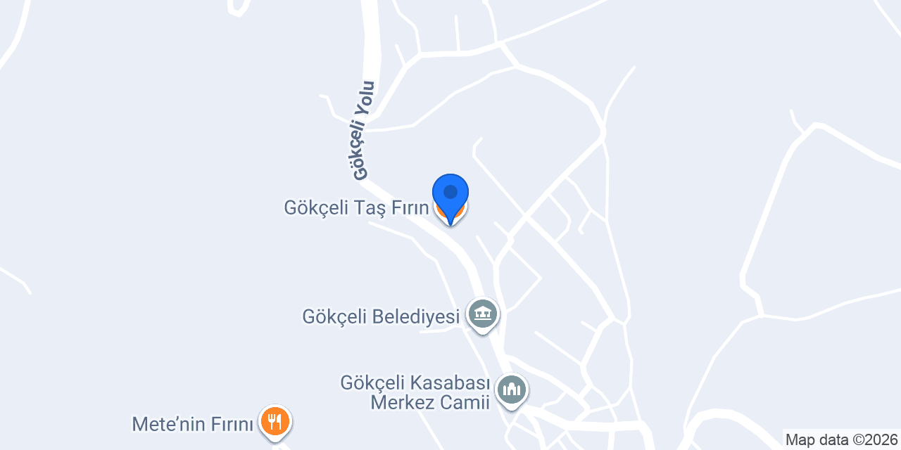 Gökçeli Taş Fırın konumu