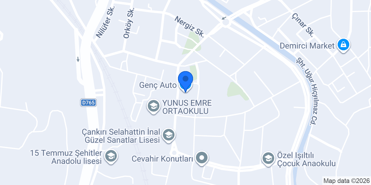 Genç Auto konumu