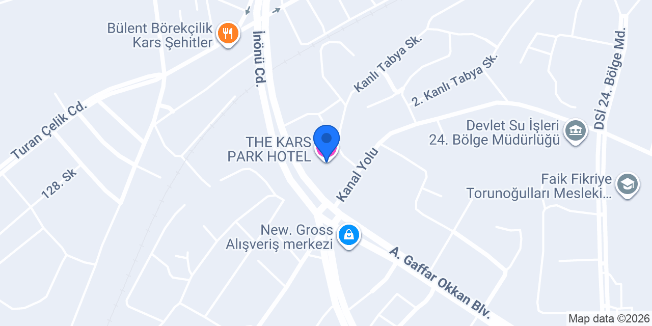 THE KARS PARK HOTEL konumu