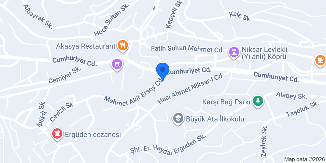 YAYLACI VETERİNER KLİNİĞİ konumu