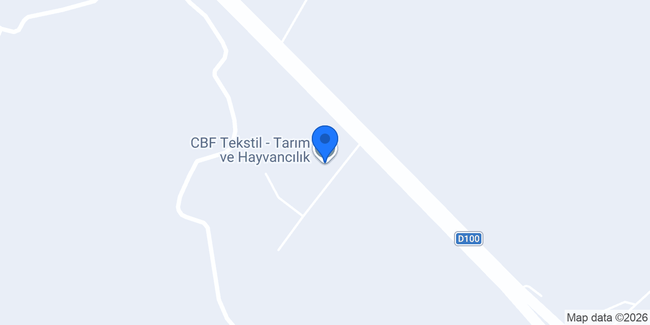 CBF Tekstil - Tarım ve Hayvancılık konumu