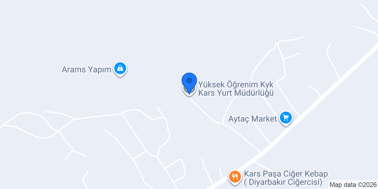 Kars Yurt Müdürlüğü ( GSİM KARS ) konumu