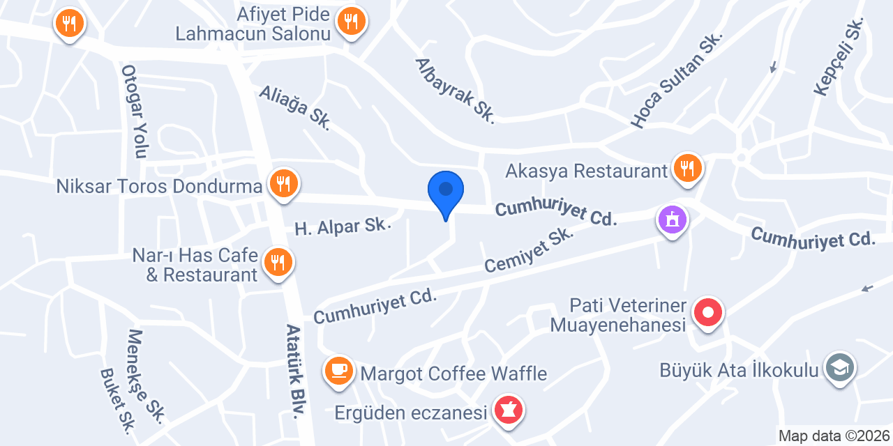 ÖZBEK TESİSAT konumu