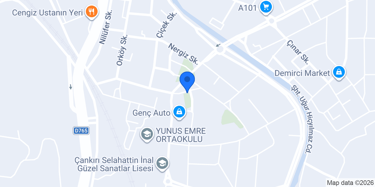 Çankırı Dinçer Vinç konumu
