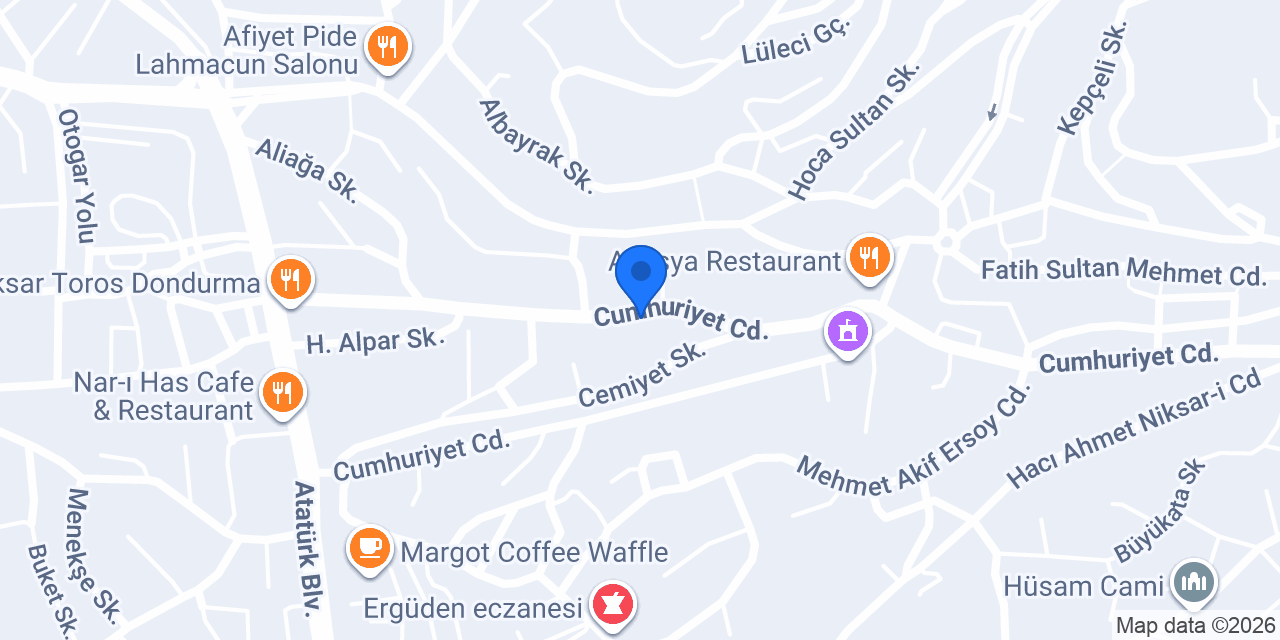 Minika Store konumu