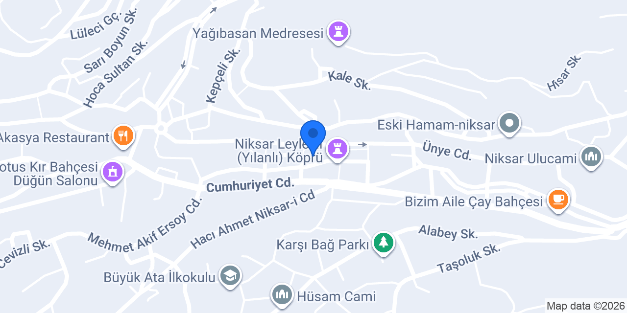 Otel İpek Palas konumu