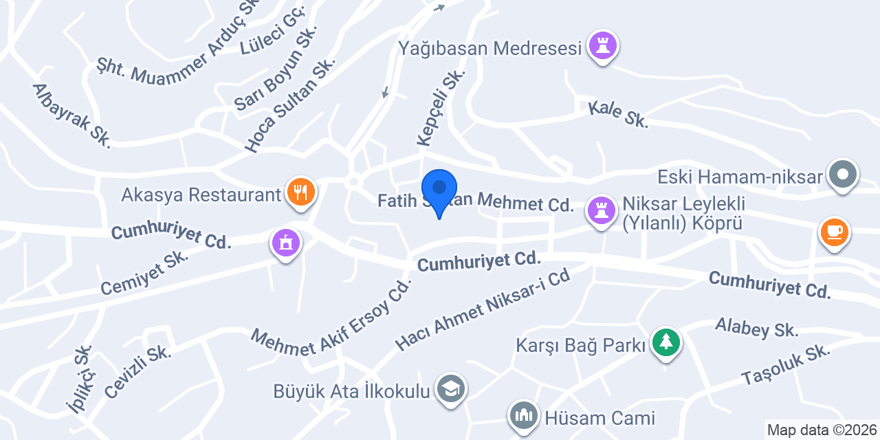 Nehir Simit Cafe konumu