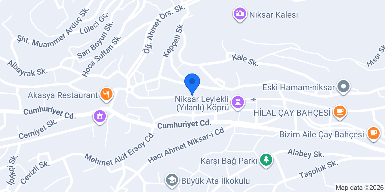 ÖZTÜRK HARİTA MÜHENDİSLİK konumu
