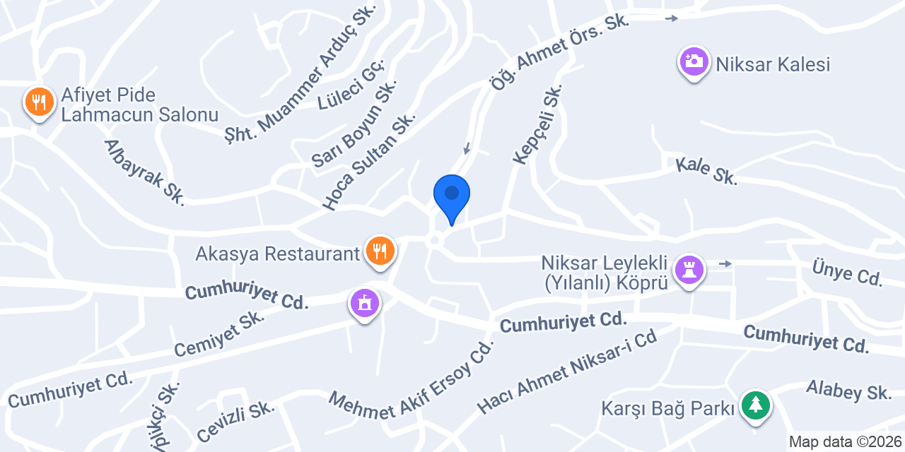 Otel Dicle konumu