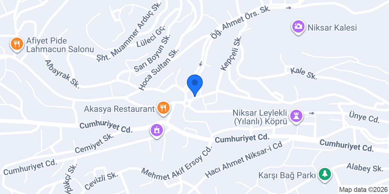Yılmaz Un konumu