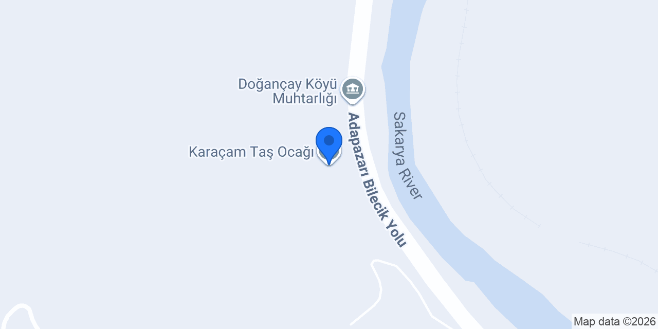 Karaçam Taş Ocağı konumu