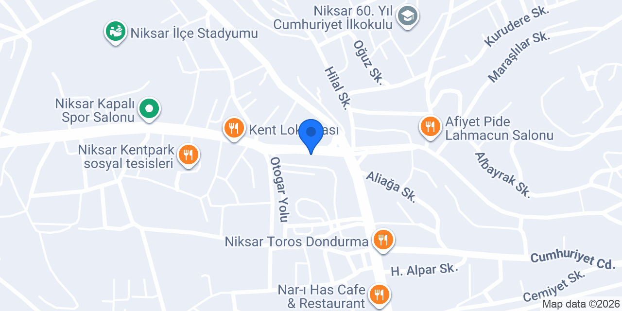 Aydemir Dondurma konumu